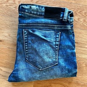 DKNY City Skinny Jean acid wash jeans